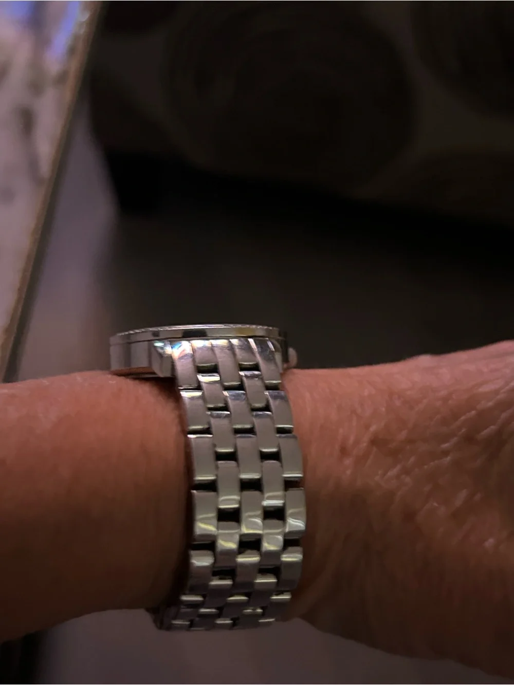 Michael Kors Silver Nini Crystal Watch MK3372 - Working Battery!